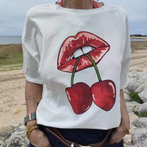 Tee shirt Cerise