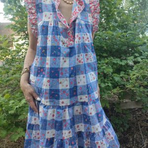 Marina robe carreaux