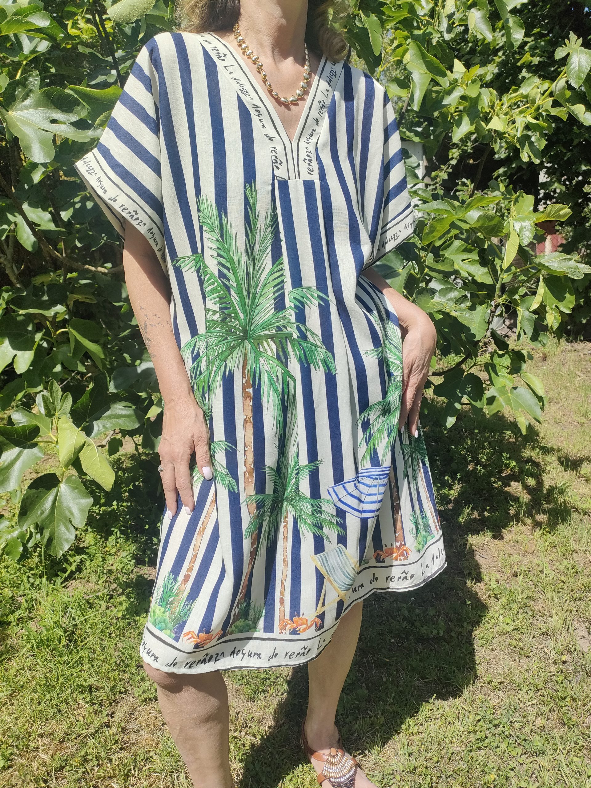 Robe palmier